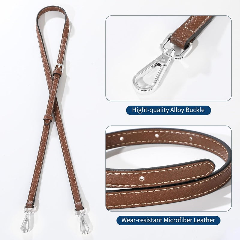 Hamdecro Store Leather Purse Strap, Purse Straps Replacement Crossbody Shoulder Straps for Bags, Adjustable Straps for Handbags - Image 4
